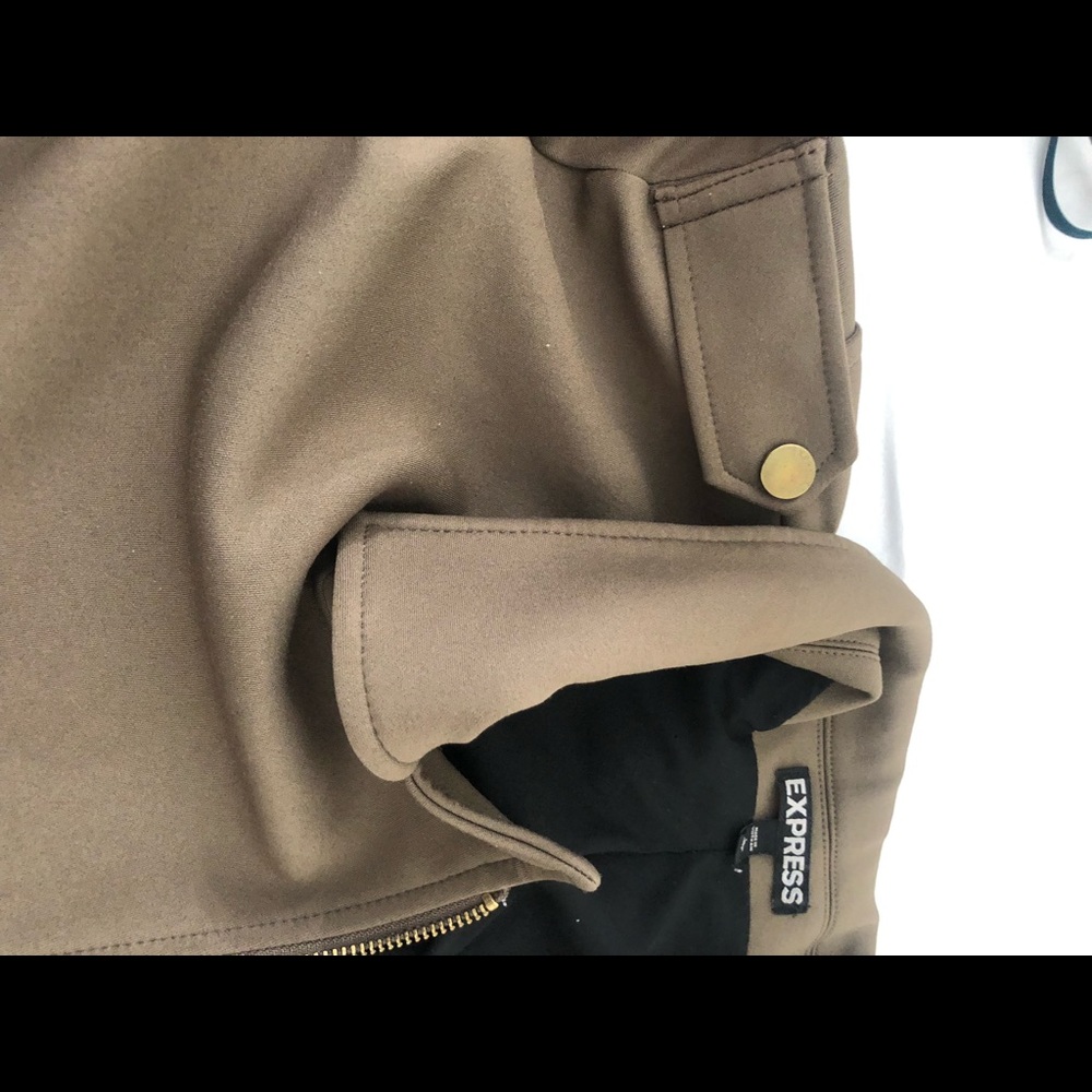 Olive Geeen Express Moto Jacket